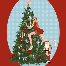 Новогодняя открытка