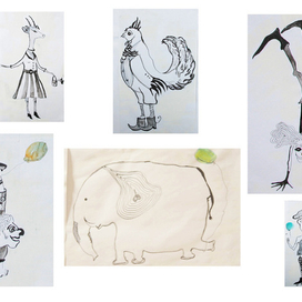 персонажи к стихотворению ю.мориц "на бал к марусе"