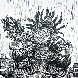 иллюстрация к рассказу "Конфетный король" 