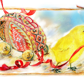 открытка на Пасху