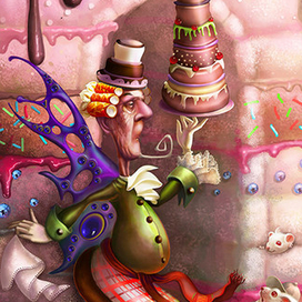 Иллюстрация для книги Джанни Родари"Торт в небе".