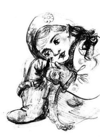 Иллюстрация к книге Арины Меркуловой "Координаты одной души".