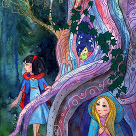 Среди листвы такой зеленой