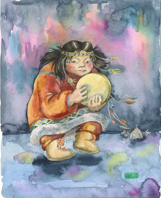 "Хайййя, хэйййя, в тундре солнышко взойди, к чукче в чум весна приди!"