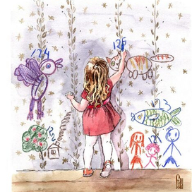 Девочка учится считать. Книга психолога М.Андреевой "Сказки для Марты"