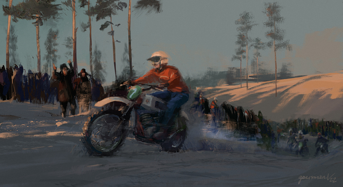 Ковров_Зимний мотокросс