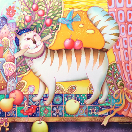 "Яблочный кот" ( вариант )