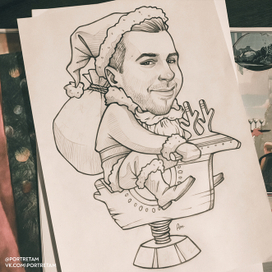 Шарж Иван Ургант