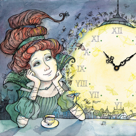 Часы "Дочь Волшебника"