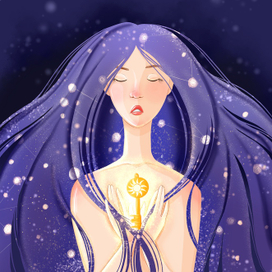 Дева, которая носит звезды в волосах