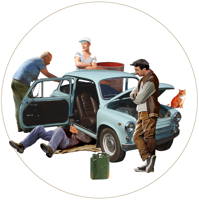 Иллюстрация для этикетки