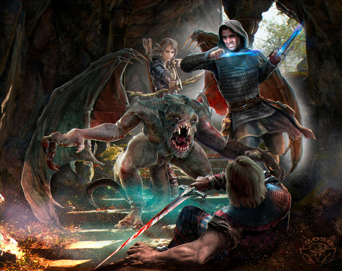 Концепт обложки для книги