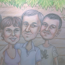 Семейный шарж