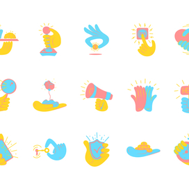 Иконки в векторе