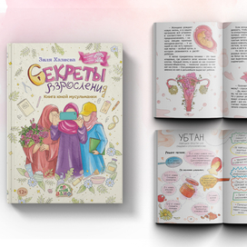 Иллюстрация для энциклопедии для девочек