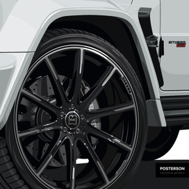 Постер Brabus 700 Widestar (Mercedes-AMG G 63 Brabus and Fostla edition)