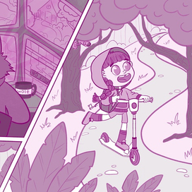 Современная интерпретация сказки "Красная шапочка"