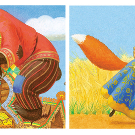 Проработка персонажей. "Теремок"