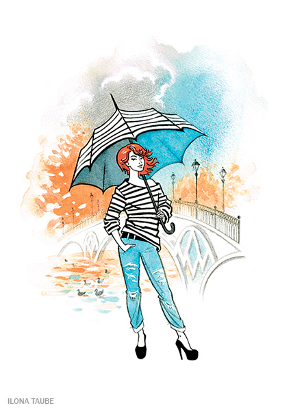 Fashion иллюстрация для обложки блокнота 2