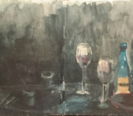 новогодний стол 