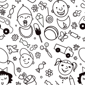 Детский принт