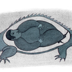 Иллюстрация к рассказу Ф.М Достоевского "Крокодил"
