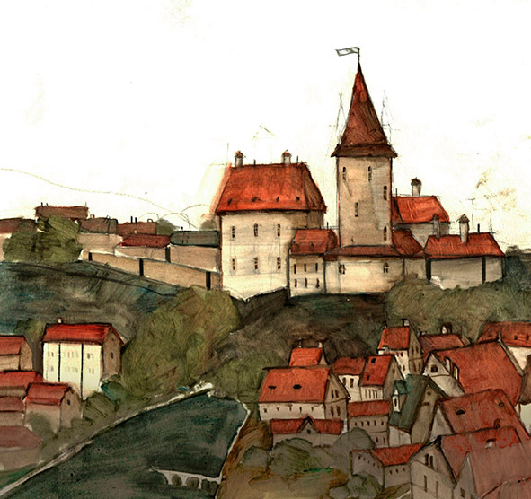 Иллюстрация к "Стране водопадов"