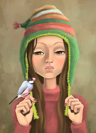 Девочка с амадином