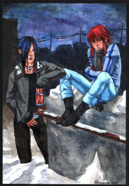 В сумерках...