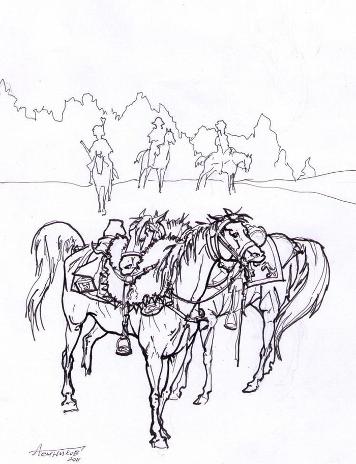 После битвы при Бородино. 