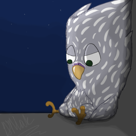 Одинокая птица