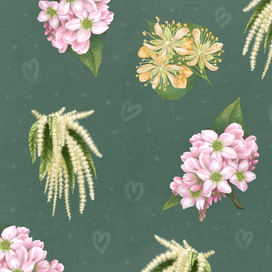 Цветы на фоне