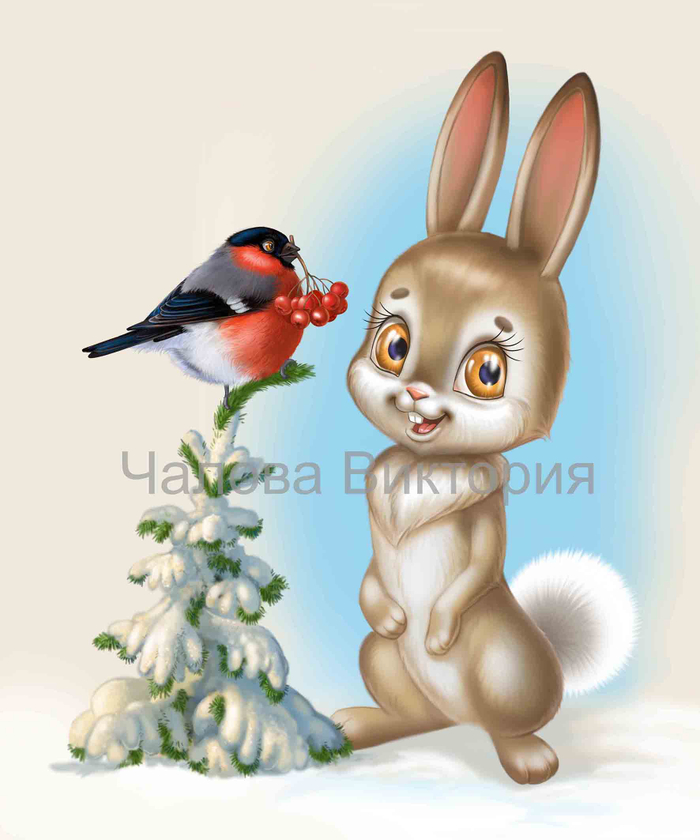 Новогодний зайка