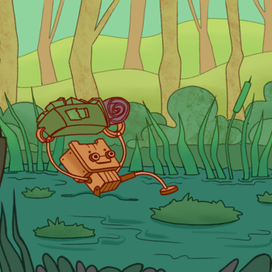 Путешествие маленького робота 