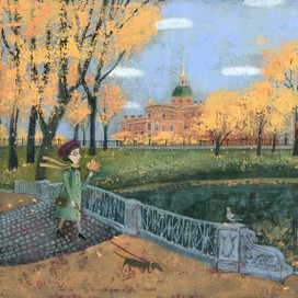 Прогулка в Михайловском саду