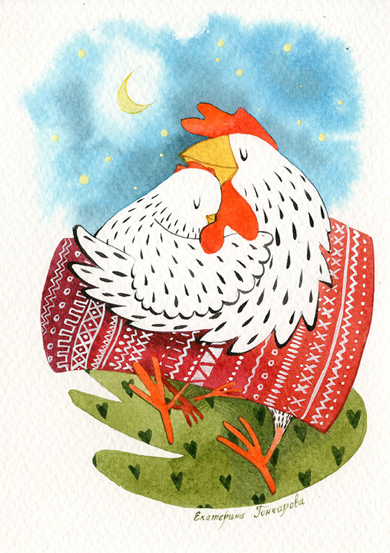 спокойной ночи, петушки
