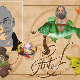 Обложка для печатного альбома  моих работ