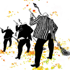 Бизнесмены, которые стали дворниками. Статья про кризис в SmartMoney