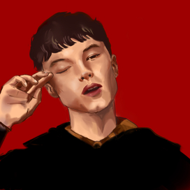 Равнодушие на красном фоне