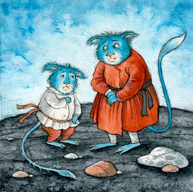 Мамору с учителем