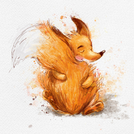 Милый лисёнок 