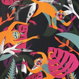 Обезьянки в лесу 