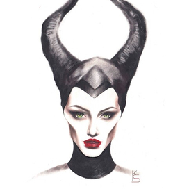 Фейсчарт. Малефисента