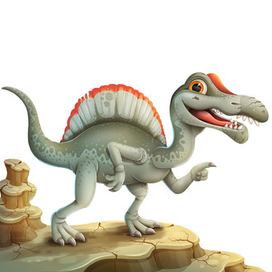 2д персонажи динозавров