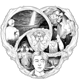 Иллюстрация на обложку сборника сказок