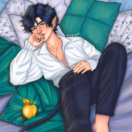 Иллюстрация по книге «Жестокий принц», Кардан.