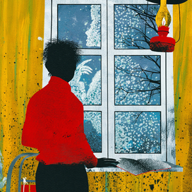 Иллюстрация - 19 к сказке Х.К. Андерсена "Снежная королева"