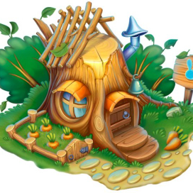 Домик зайчика