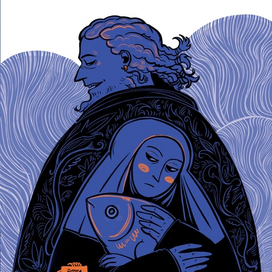 Комикс «Приключения печальной леди Магды» (обложка)