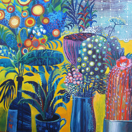 Хочется лета. 2015. к., темпера. 50х70. В частной собственности